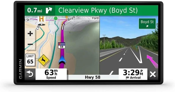 Garmin DriveSmart 55 & Traffic: GPS Navigator with a 5.5" Display, Hands-Free Calling, dahil Trafik uyarıları ve zengin Yol Gezileri Premium) için Bilgi Dahil ürün görseli 1