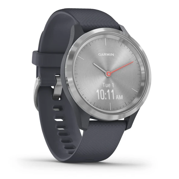 Garmin Unisex - Yetişkin vívomove 3S, Granit Mavisi/Gümüş, S, 010-02238-00 ürün görseli 1