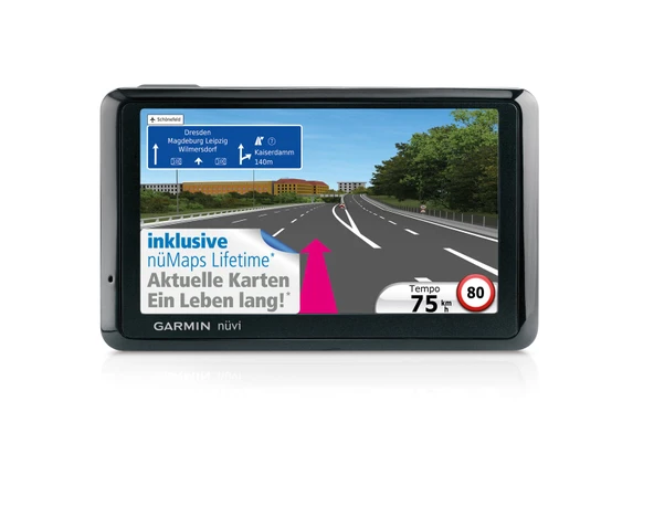 Garmin nüvi 1390LMT navigasyon cihazı (Avrupa, TMC, 10,9 cm (4,3 inç) ekran, ömür boyu harita güncellemeleri, yaya navigasyonu, Bluetooth) ürün görseli 1