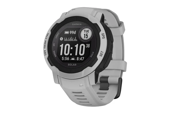 Garmin Instinct 2 Solar, Iyi Şarj, Tüm Elements için İnşa Edilmiş, Multi-GNSS Desteği, Tracback Routing ve More, Mist Gray Gray ürün görseli 1