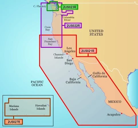 Garmin BlueChart g2 Seattle Saltwater Haritası ürün görseli 1