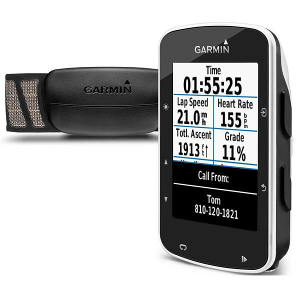 Garmin 010-01369-00 Edge 520 Bisiklet GPS (Includes Heart Rate Monitor, Cadence Sensör & Hız Sensör) ürün görseli 1