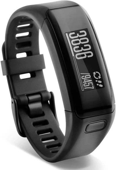 Garmin vivosmart HR fitness takipçisi - bilekten entegre kalp atış hızı ölçümü, akıllı bildirimler ürün görseli 1