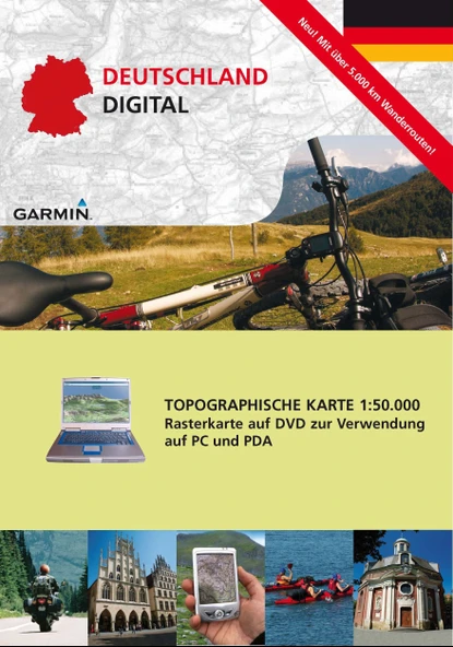 Garmin TOPO DVD Almanya Dijital 50 ürün görseli 1