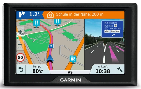 Garmin Drive 51 LMT-S CE navigasyon cihazı - 5 inç (12,7 cm) dokunmatik ekran, ömür boyu harita güncellemeleri ve trafik bilgileri ürün görseli 1