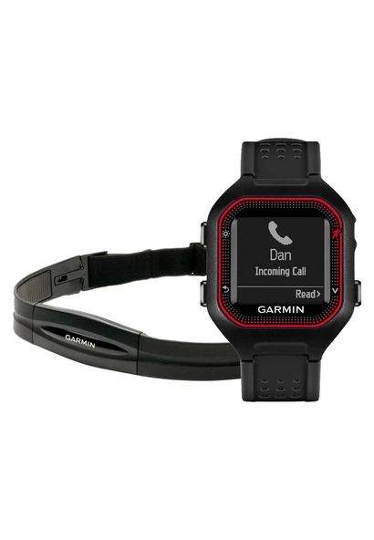 Garmin Forerunner 25 GPS'li koşu saati (fitness takipçisi, akıllı bildirimler, kalp atış hızı göğüs kemeri dahil) ürün görseli 1