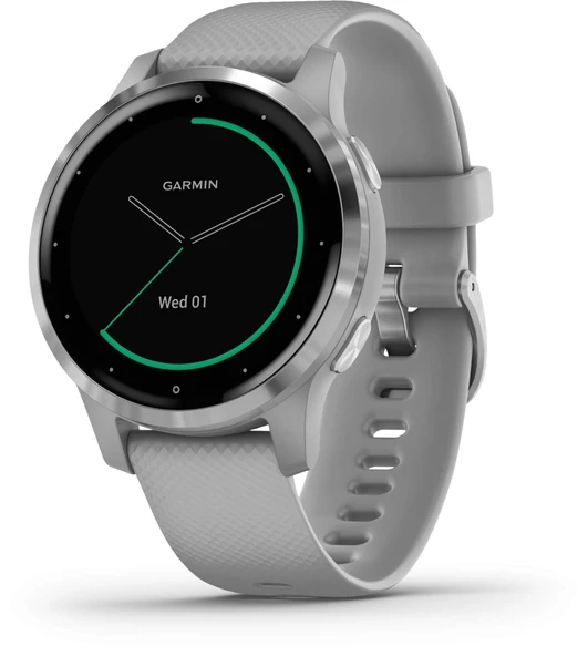 Garmin Unisex - Yetişkin vívoactive 4S, Gümüş/Gri, S, 010-02172-02 ürün görseli 1