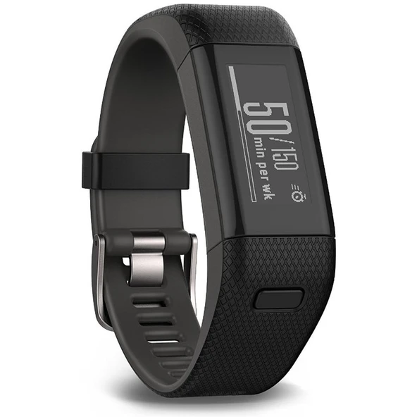 Garmin 010-01955-36 vívosmart HR+ Düzenli Fit Activity Tracker - Black ürün görseli 1
