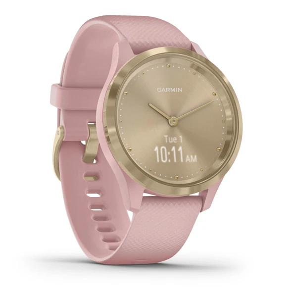 Garmin Unisex - Yetişkin vívomove 3S, Pembe/Altın, S, 010-02238-01 ürün görseli 1