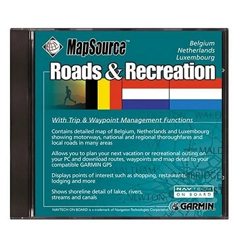 Garmin Roads and Recreation CD ROM (Benelux) ürün görseli 1