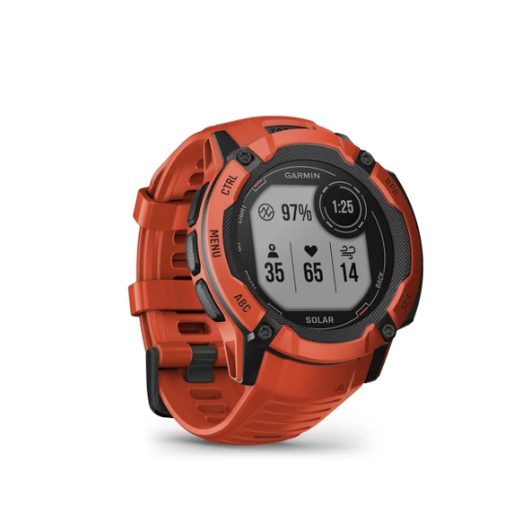 Garmin Instinct 2X Solar - Akıllı saat modunda sonsuz pil ömrü, 40'tan fazla spor uygulaması, akıllı bildirimler, Garmin Pay, egzersiz durumu, kondisyon yaşı, uyku analizi GPS akıllı saat ürün görseli 1