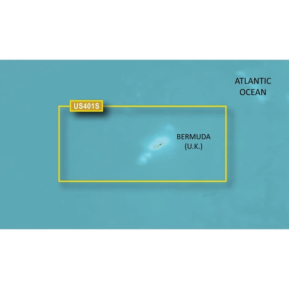 Garmin BlueChart g2 Vision Bermuda Saltwater Map Micro ürün görseli 1