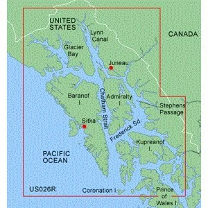 Garmin Bluechart MUS026R - Wrangell- Juneau-Sitka - Garmin Data Card ürün görseli 1