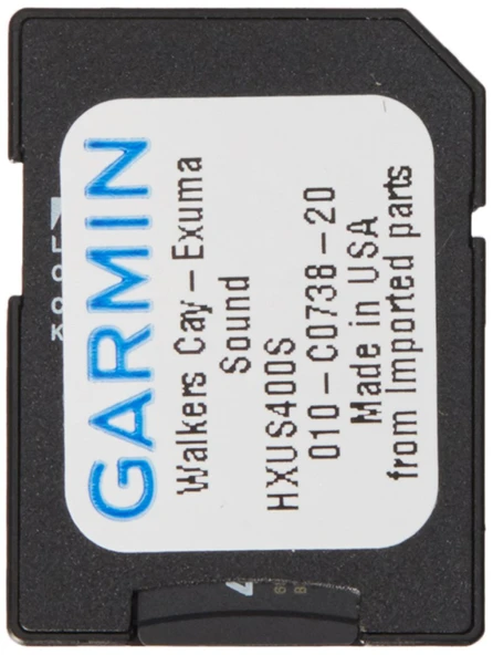 Garmin BlueChart g2 Vision Walkers Cay Exuma Sound Saltwater Map için ürün görseli 1