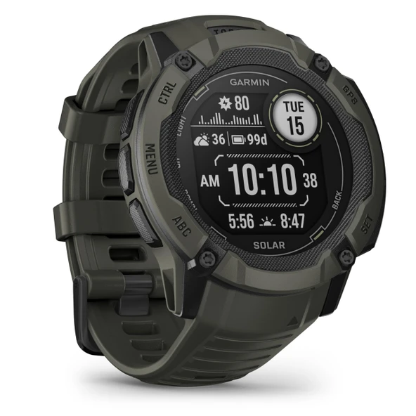 Garmin Instinct 2X Solar - Akıllı saat modunda sonsuz pil ömrüne sahip GPS akıllı saat, 40'tan fazla spor uygulaması, akıllı bildirimler, GarminPay, egzersiz durumu, kondisyon yaşı, uyku analizi ürün görseli 1