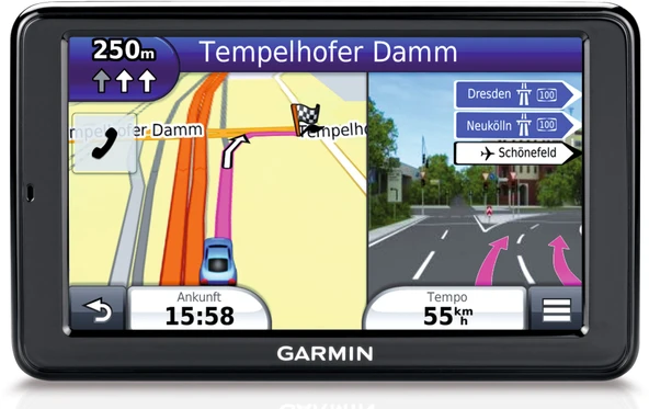 Garmin nüvi 2595 LMT navigasyon cihazı (12,7 cm (5,0 inç) ekran, 3D trafik, tüm Avrupa, ömür boyu harita güncellemesi, Bluetooth, sesli kontrol) ürün görseli 1