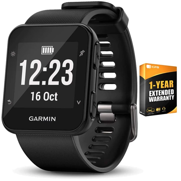 Garmin Forerunner 35 GPS Run & Activity Tracker (010-01689-00) w/CPS Geliştirilmiş Koruma Paketi ürün görseli 1