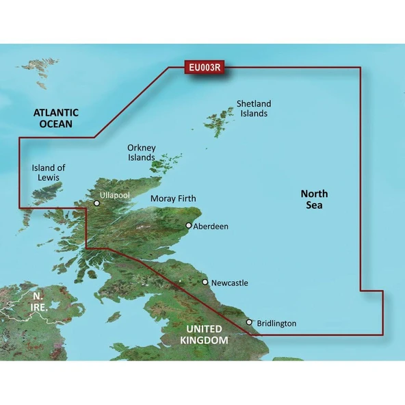 Garmin VEU003R - Büyük Britanya Kuzeydoğu Sahili - SD Kart ürün görseli 1