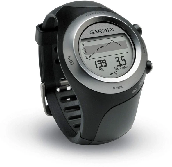 GARMIN Forerunner 405 GPS-Enabled Sports Watch Black - 010-00658-10 ürün görseli 1