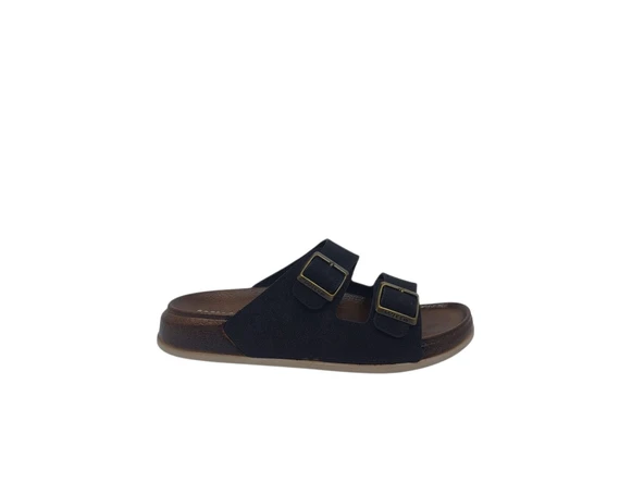 Witta 55201 Unisex Siyah Tokalı Günlük Kullanım Terlik ürün görseli 1
