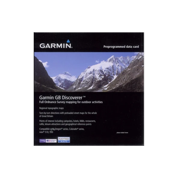 Garmin GB Tüm Büyük Britanya Topografik Harita Micro ürün görseli 1