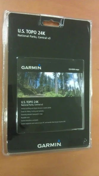Garmin Map Source TOPO U.S. Central National Parks Map CD-ROM (Windows) ürün görseli 1