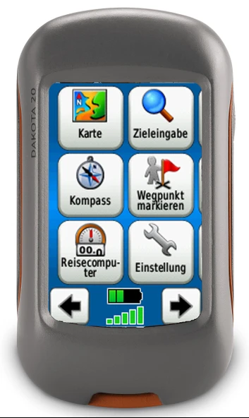 Garmin Dakota 20 GPS el cihazı (barometrik altimetre, 850 MB bellek, 6,6 cm (2,6 inç) dokunmatik renkli ekran) ürün görseli 1