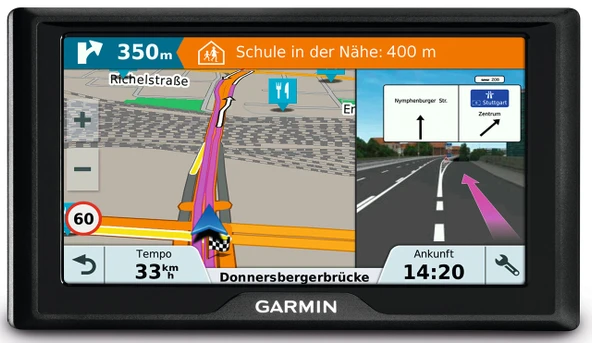 Garmin Drive 61 LMT-S CE navigasyon cihazı - ömür boyu harita güncellemeleri ve trafik bilgileri, güvenlik paketi, 6 inç (15,2 cm) dokunmatik ekran, siyah, 010-01679-22 ürün görseli 1