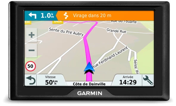 Garmin Drive 50 SE Plus navigasyon cihazı - 5" dokunmatik ekranlı, Güney Avrupa için ömür boyu harita güncellemelerine ek olarak Avrupa için ücretsiz harita indirme özelliğine sahip ürün görseli 1
