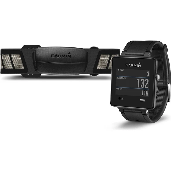 Garmin vivoaktif Spor GPS akıllı saati - kalp atış hızı göğüs kemeri, 3 haftalık pil ömrü dahil ürün görseli 1