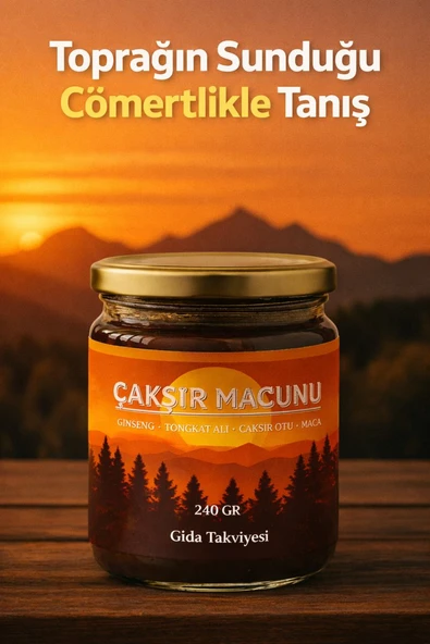 Çakşır Macunu, Panax, Tongkat Ali, Çakşır Otu Bal Bitkisel Karışım Güç Kuvvet Macun 240 gr ürün görseli 1