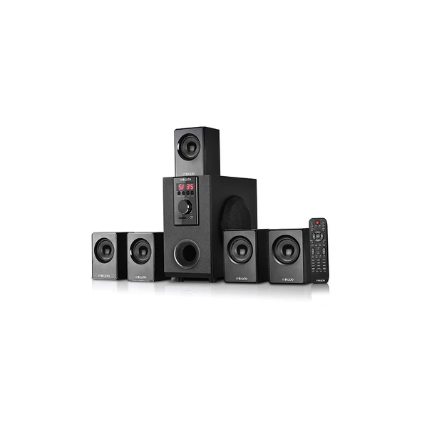 MIKADO MD-505, 70W, 5+1, Masaüstü, FM/BT/SD/USB, Siyah Kasa, Speaker ürün görseli 1