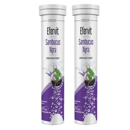 Efervit Sambucus Nigra 20 Efervesan Tablet 2 Adet ürün görseli 1