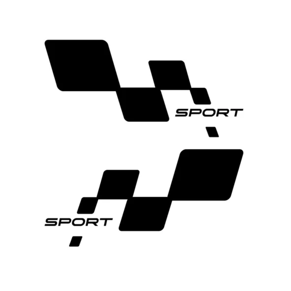 Sport Damalı Yazı Araba Oto Sticker Sağ Ve Sol Takım Siyah 14X6.5 ürün görseli 1