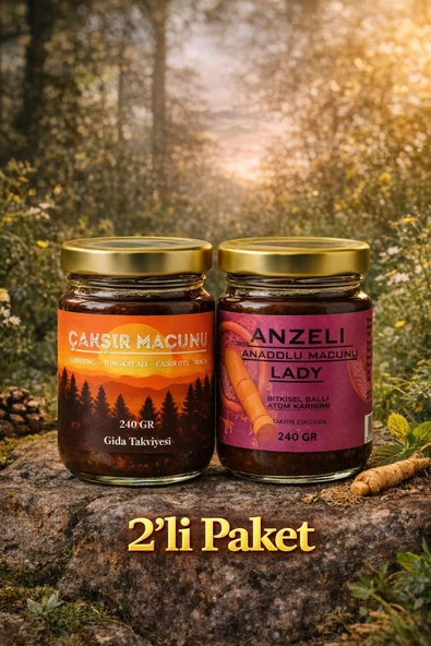 Anadolu Bitkisel Ballı Karışım Macunu Lady ve Çakşır Macunu Güç Kuvvet Macun 240 gr ürün görseli 1