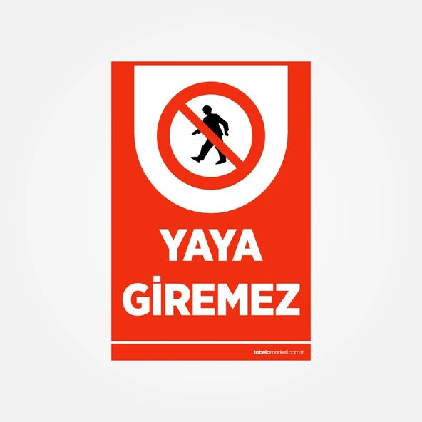 Yaya Giremez Levhası ürün görseli 1