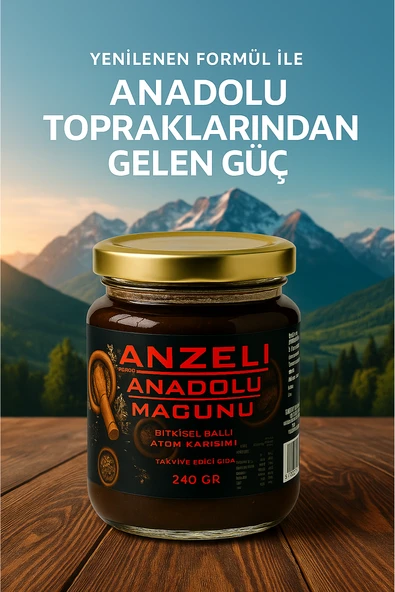 Anzeli Anadolu Ballı Karışık Bitkisel Macun 240 gr ürün görseli 1
