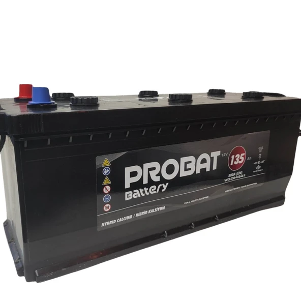 Probat 12V 135 Ah (Amper) 900 CCA Akü - Eski İadesiz ürün görseli 1