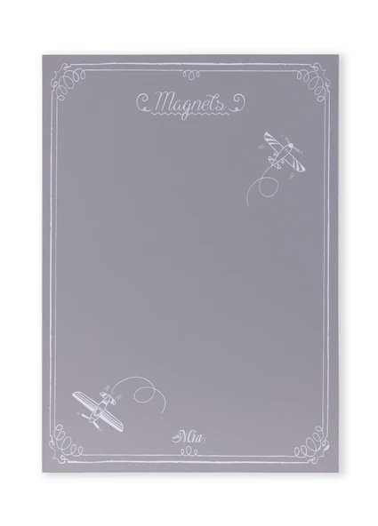 The Mia  Magnet Panosu 70x50 cm Açık Gri KRN0040 ürün görseli 1