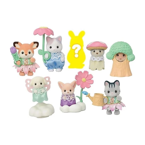 5823 Sylvanian Families Bebek Minifigür Çiçek Serisi Tekli Sürpriz Figür +4 yaş ürün görseli 1