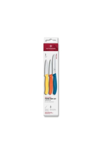 Victorinox 6.7116.32C1 Swiss Classic 3lü Bıçak Set, Renkli ürün görseli 1