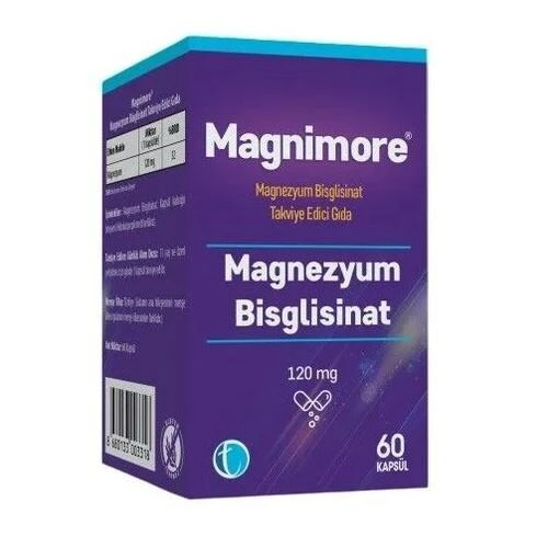 Magnimore Magnezyum Bisglisinat 60 Kapsül ürün görseli 1
