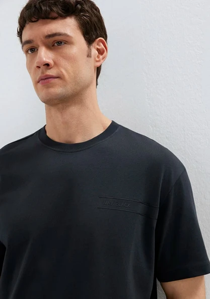 Mavi M0613589 Mavi Black Logo Baskılı Tişört Erkek T-Shirt ürün görseli 1