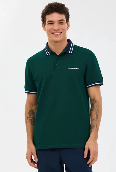 Skechers S2610080 M Regular Fit Polo Yaka T-Shirt Erkek Tişort ürün görseli 1