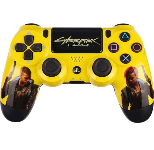 Dualshock 4 V2 Cyberpunk 2077 Zct2 Kablosuz Ps4 Oyun Kolu ürün görseli 1