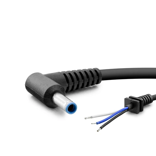 Notebook Adaptör Kablosu 3Lü 4.5*3.0 L Tip Hp150W 1.2M Siyah HDX5565 ürün görseli 1