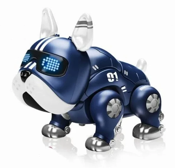 Robot Köpek Sesli Işıklı ve Yürüyen Akıllı Köpek Oyuncak ürün görseli 1