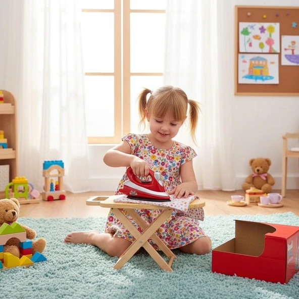 Işıklı ve Sesli Ütü Gerçekçi Evcilik Oyuncağı - Resim 2