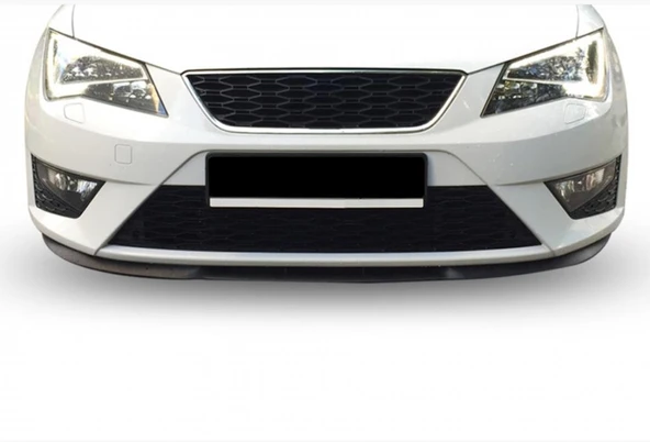 Opel Corsa D MK4 uyumlu ÇUPRA  Ön Tampon Lipi Cupra Lip 3 Parça Parlak Siyah ürün görseli 1