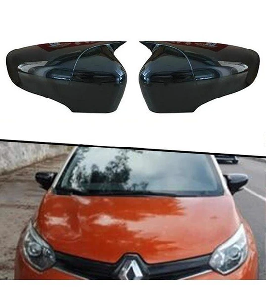 Renault Captur Batman Yarasa ayna Kapağı 2013 2020 Piano black ürün görseli 1